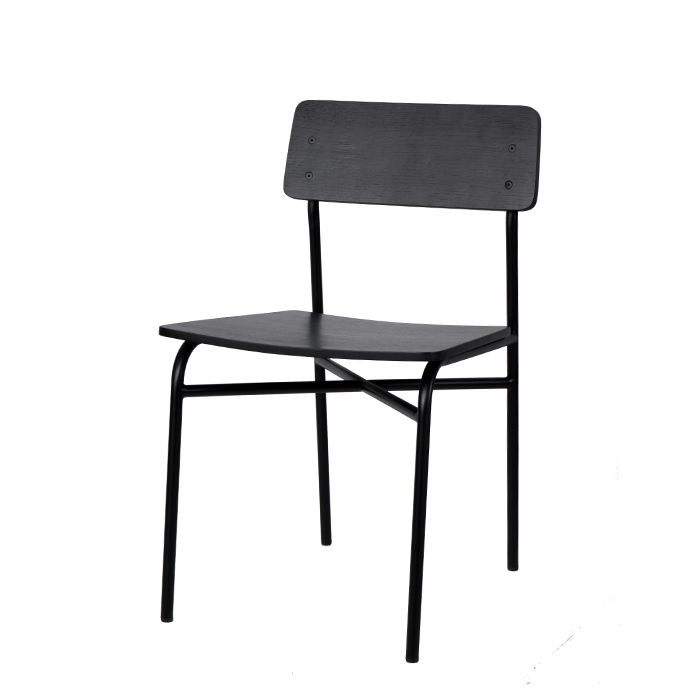 Colette Dining Chair (Black Satin)